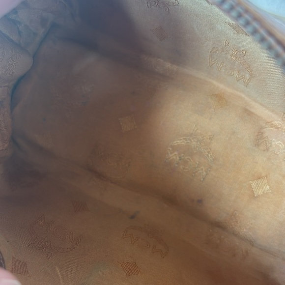 Authentic $580 Used MCM Logo Printed Mini Crossbody Bag - Picture 14 of 16